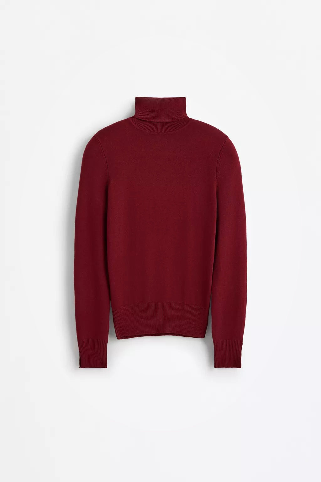 Suéter de cuello vuelto para mujer – burdeos elegante y cálido – Modenique
